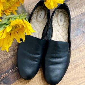 Black Leather Loafers | Birdies | The Starling